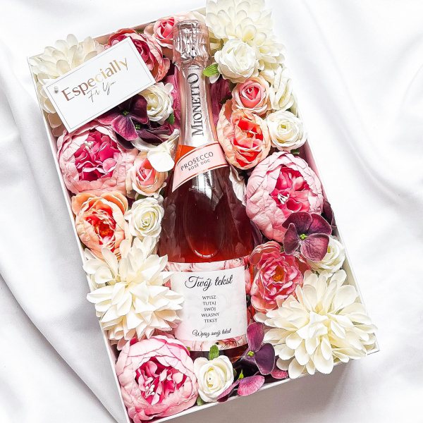 PIWONIE MIONETTO ROSE WE FLOWERBOX - LUKSUSOWY PREZENT
