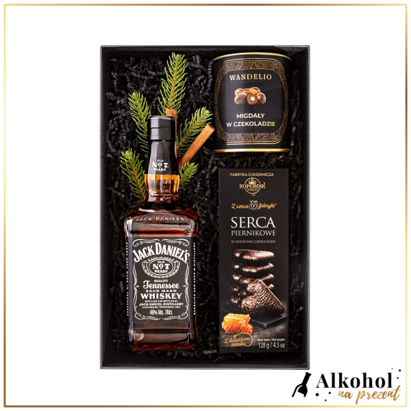 ŚWIĄTECZNY ZESTAW WHISKY JACK DANIEL'S - ZESTAW PREZENTOWY NA ŚWIĘTA BOŻEGO NARODZENIA