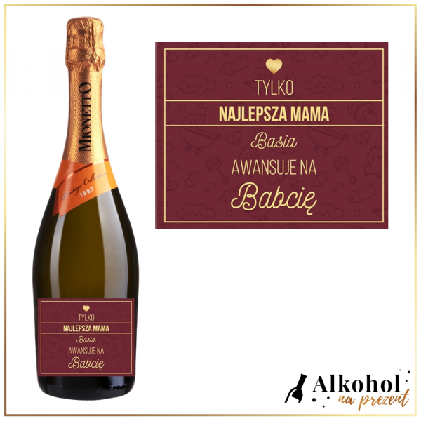 BABCIA PROSECCO MIONETTO D.O.C. TREVISO- PREZENT NA DZIEŃ BABCI