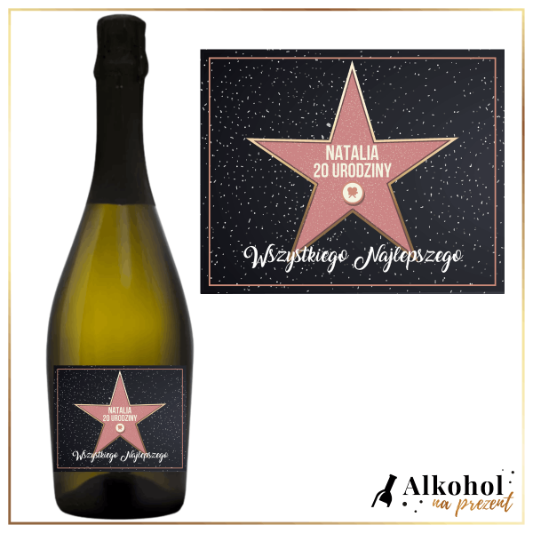 20 URODZINY ALEJA GWIAZD PROSECCO VILLA CAMELIE - PREZENT Z OKAZJI 20 URODZIN