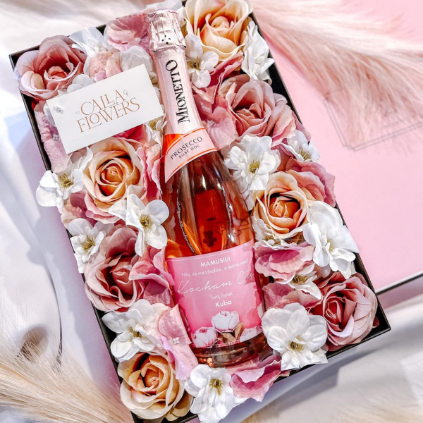 MAMA IDEALNA MIONETTO ROSÉ FLOWER BOX BY CALLA