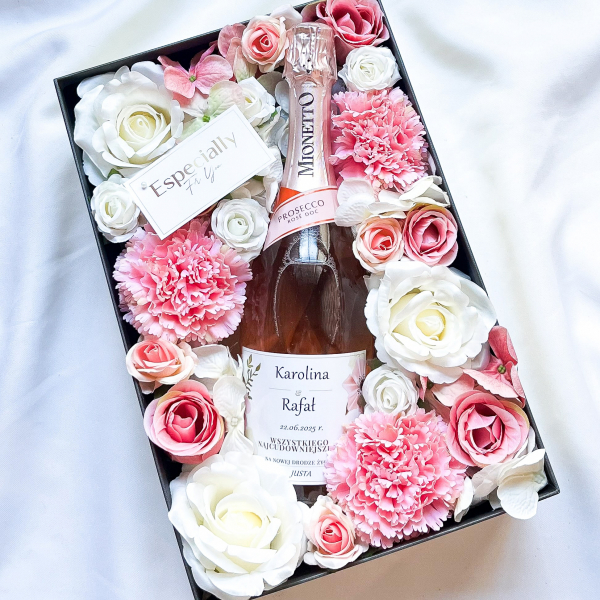 NA NOWĄ DROGĘ MIONETTO ROSÉ FLOWER BOX