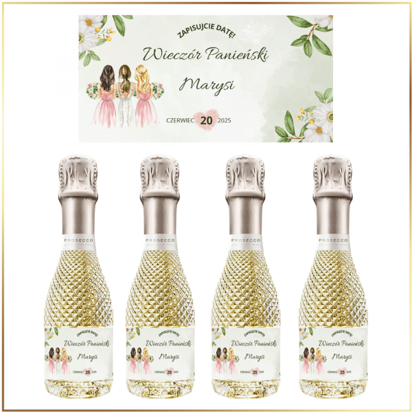 DWIE DRUHNY MINI PROSECCO FREIXENET - BOX NA WIECZÓR PANIEŃSKI