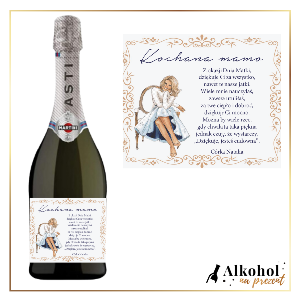 PIĘKNA KOBIETA MARTINI ASTI- PREZENT NA DZIEŃ MAMY