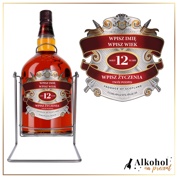 NA KAŻDĄ OKAZJĘ CHIVAS REGAL 4,5 L HUŚTAWKA - ORYGINALNY PREZENT