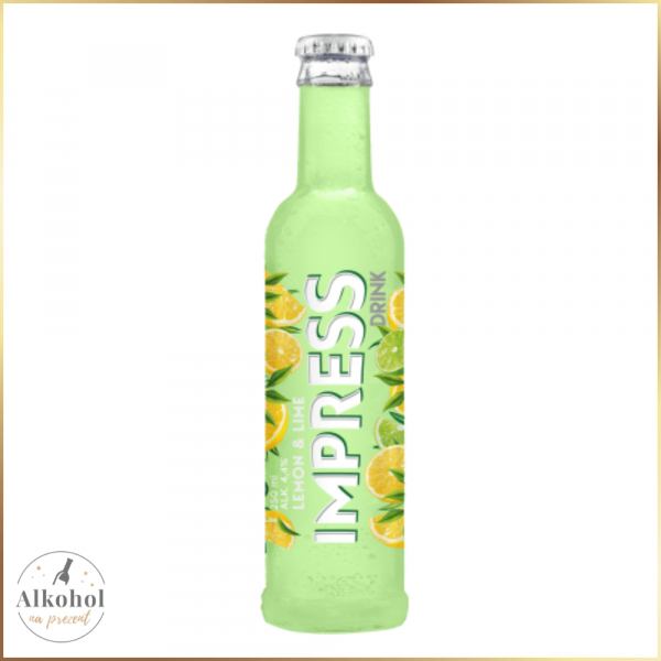 DRINK SOBIESKI IMPRESS LEMON&LIME 0.25L