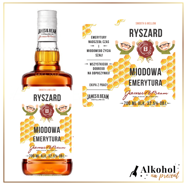 MIODOWA EMERYTURA JIM BEAM HONEY - PREZENT NA EMERYTURĘ