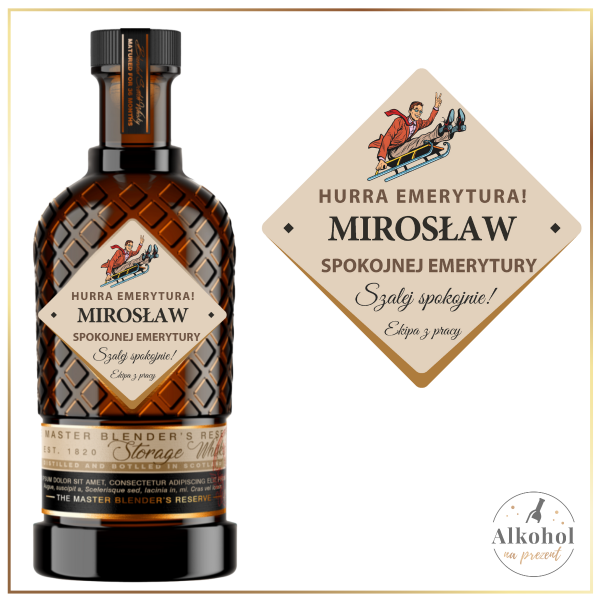 HURRA EMERYTURA STORAGE WHISKY - PREZENT NA EMERYTURĘ