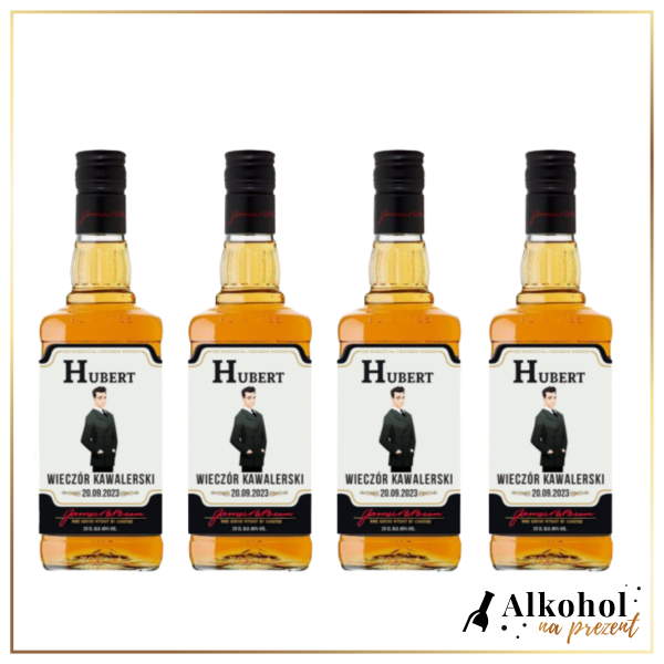 WIECZÓR KAWALERSKI MINI JIM BEAM WHITE - PREZENT NA WIECZÓR KAWALERSKI