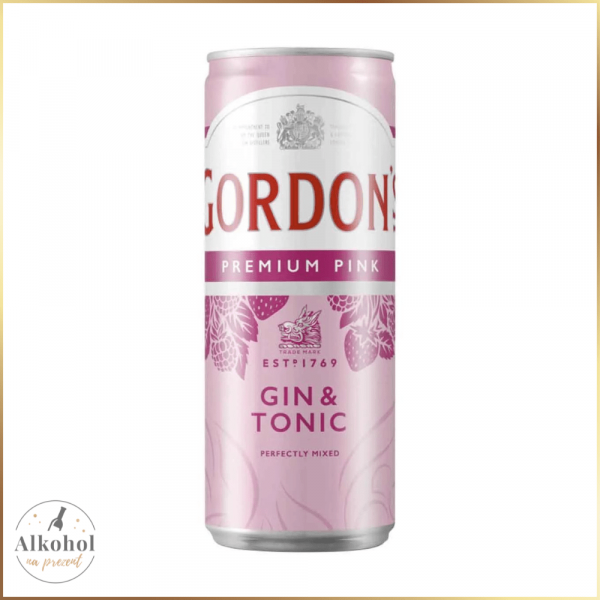 DRINK GORDON'S PINK&TONIC 0.25L PUSZKA