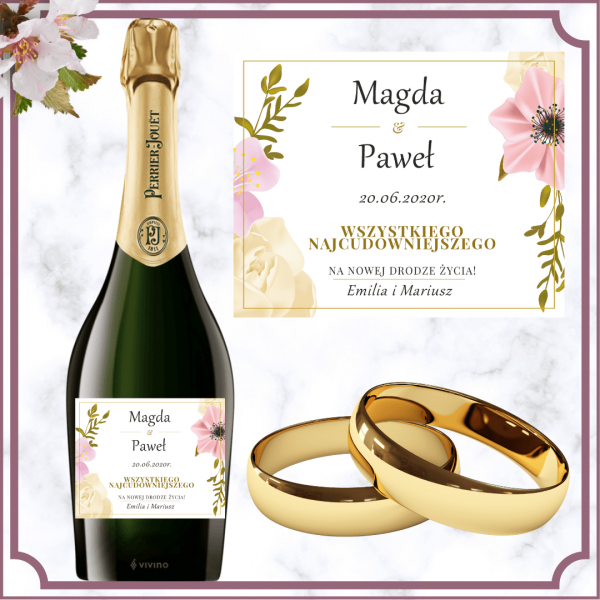 NA NOWĄ DROGĘ ŻYCIA SZAMPAN PERRIER JOUET GRAND BRUT