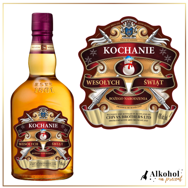 BAŁWAN CHIVAS REGAL- WHISKY NA ŚWIĘTA