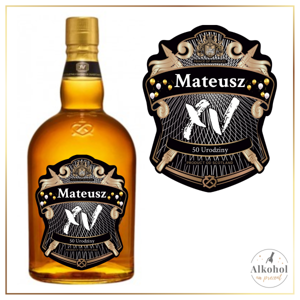 URODZINOWE WHISKY CHIVAS REGAL XV - PREZENT NA URODZINY