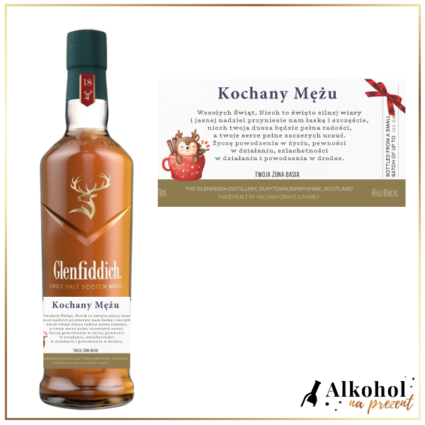 ŚWIĄTECZNE WHISKY GLENFIDDICH 18YO - PREZENT NA BOŻE NARODZENIE
