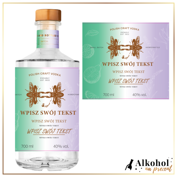 NA KAŻDĄ OKAZJĘ JONSTON BOTANICAL VODKA BERGAMOT & LAVENDER - ORYGINALNY PREZENT