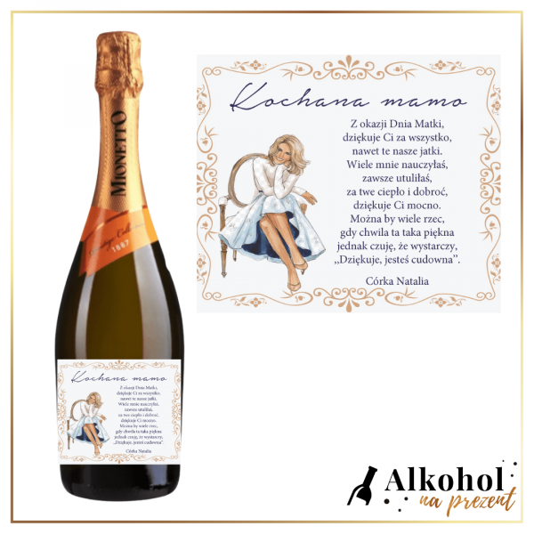 PIĘKNA KOBIETA MIONETTO D.O.C. TREVISO- PREZENT NA DZIEŃ KOBIET