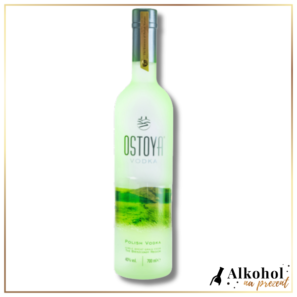 WÓDKA OSTOYA W PODŚWIETLANEJ BUTELCE - ELEGANCKI DODATEK DO WYSTROJU
