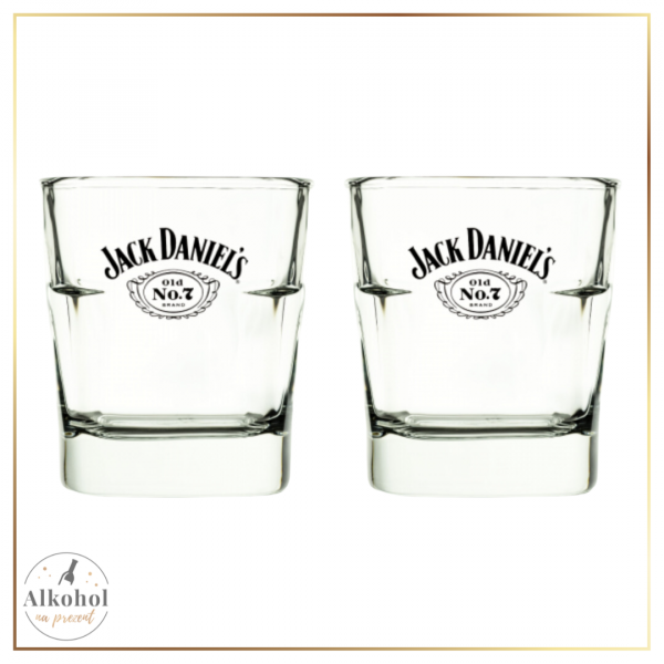 LUKSUSOWE SZKLANKI JACK DANIEL'S (2 SZT.)