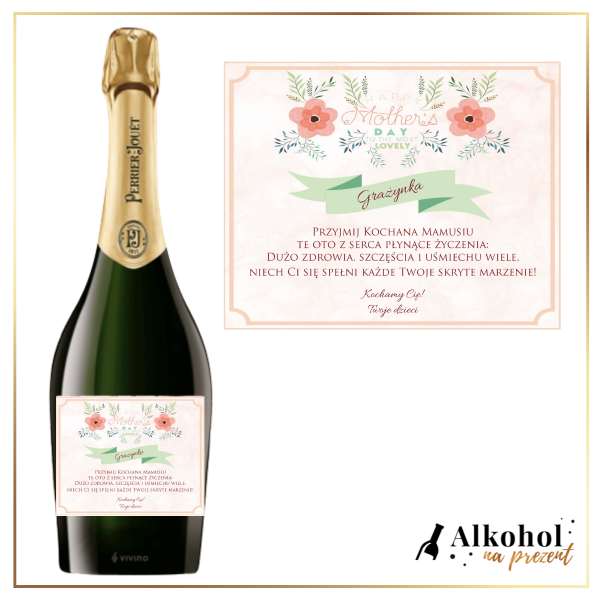 KWIATY DLA MAMY SZAMPAN PERRIER JOUET GRAND BRUT