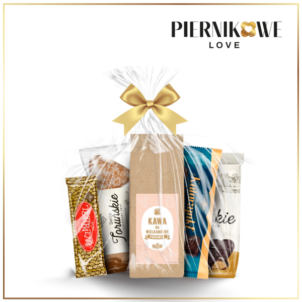 ZESTAW WIELKANOCNY Z KAWĄ 100G I PIERNIKAMI