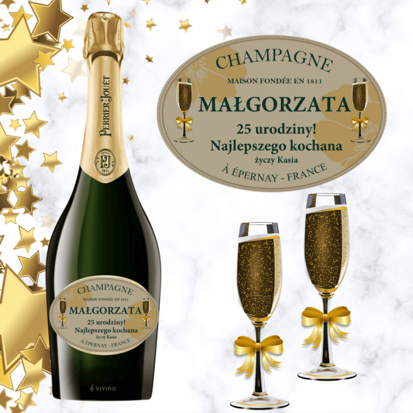 URODZINOWY SZAMPAN PERRIER JOUET GRAND BRUT