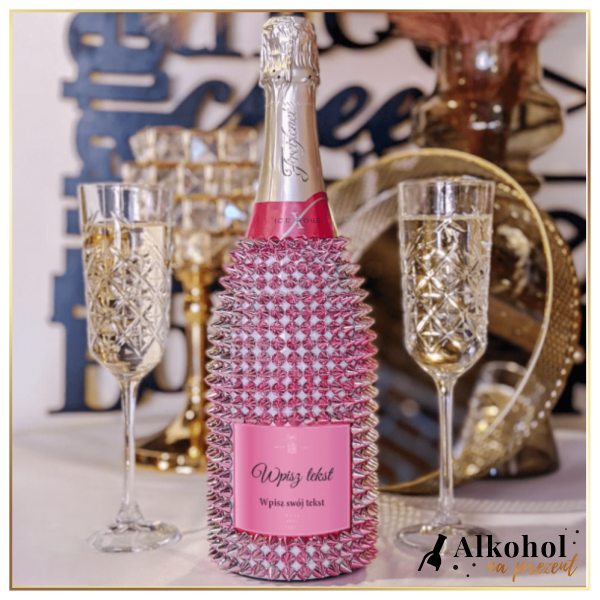 NA KAŻDĄ OKAZJĘ FREIXENET ICE ROSE Z RÓŻOWYMI KOLCAMI - PERSONALIZOWANY UPOMINEK