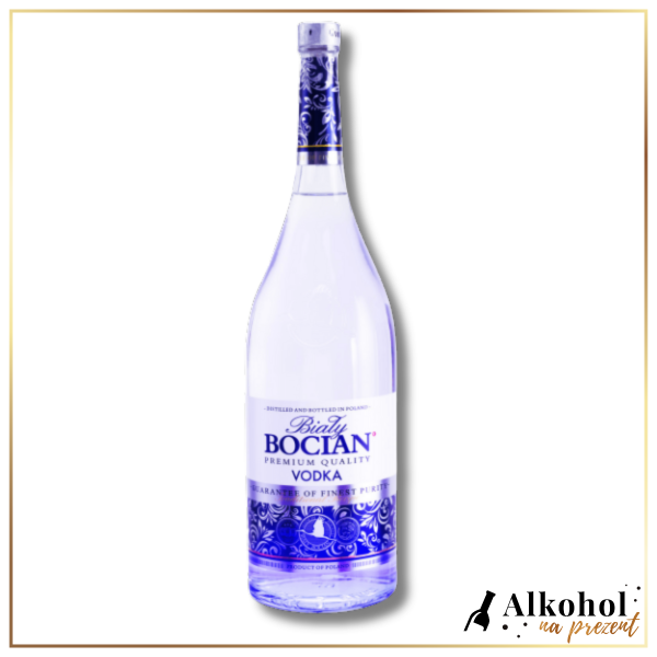 WÓDKA BIAŁY BOCIAN W PODŚWIETLANEJ BUTELCE - IDEALNY PREZENT