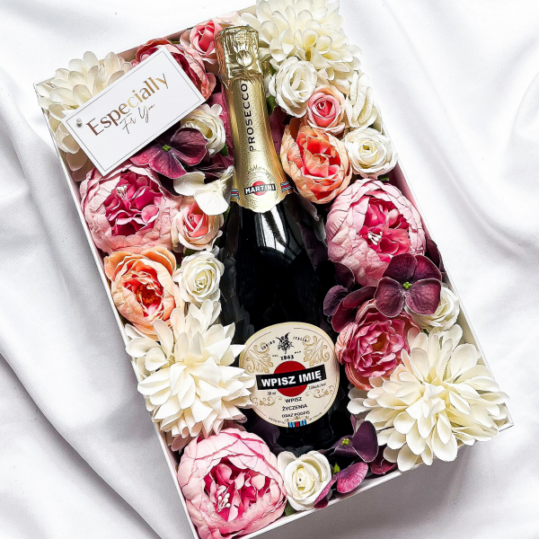 NA KAŻDĄ OKAZJĘ MARTINI PROSECCO WE FLOWERBOX - ORYGINALNY PREZENT