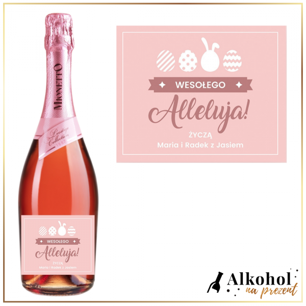 ALLELUJA! PROSECCO MIONETTO ROSÉ - PREZENTY WIELKANOCNE