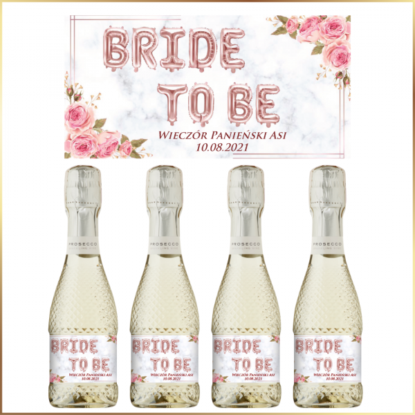 KWIATY BRIDE TO BE MINI PROSECCO FREIXENET - BOX