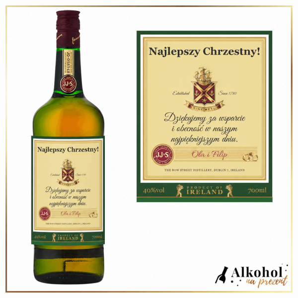CHRZESTNY JAMESON IRISH - POMYSŁ NA PREZENT DLA CHRZESTNEGO