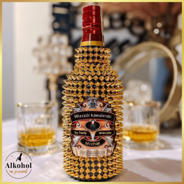 WIECZÓR KAWALERSKI CHIVAS REGAL ZE ZŁOTYMI KOLCAMI - PREZENT NA WIECZÓR KAWALERSKI
