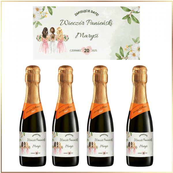 DWIE DRUHNY MINI MIONETTO D.O.C. TREVISO - PREZENT NA WIECZÓR PANIEŃSKI