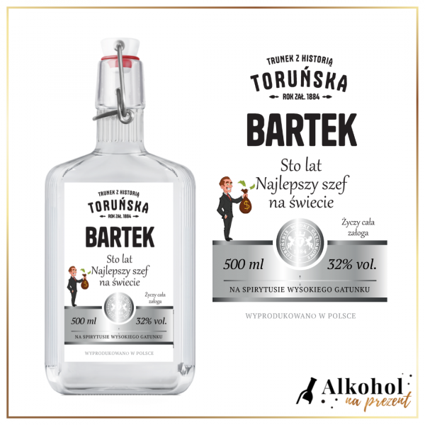 SZEF WÓDKA TORUŃSKA CZYSTA - PREZENT DLA SZEFA