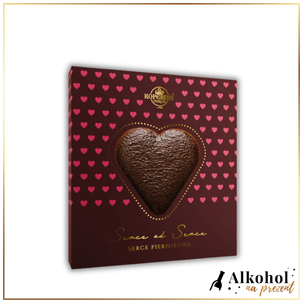 SERCE PIERNIKOWE W CZEKOLADZIE DESEROWEJ 110G