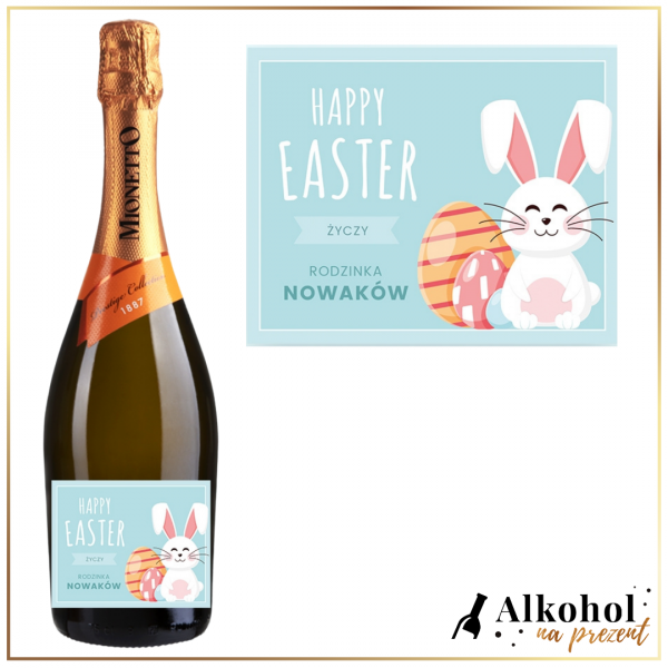 HAPPY EASTER PROSECCO MIONETTO D.O.C. TREVISO - PREZENTY WIELKANOCNE