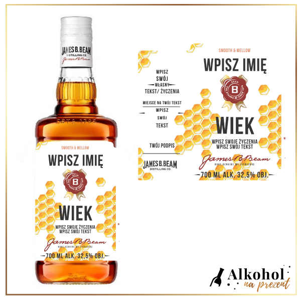 NA KAŻDĄ OKAZJĘ JIM BEAM HONEY - ORYGINALNY PREZENT PERSONALIZOWANY