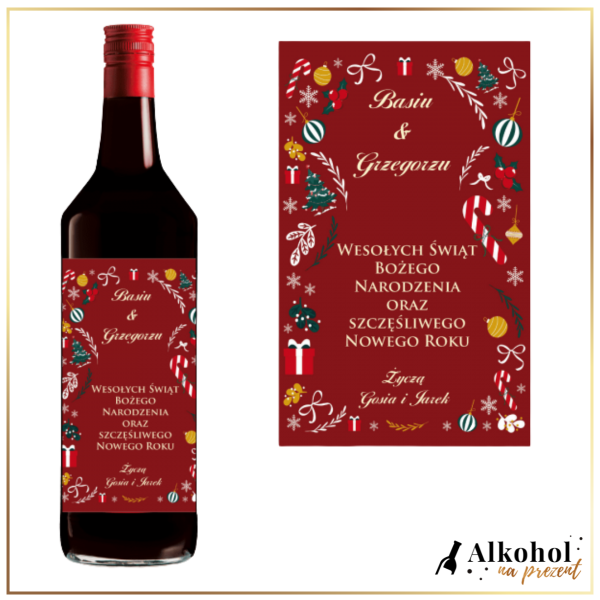 CZERWONE ŚWIĘTA GRZANIEC STAROTORUŃSKI NA PREZENT