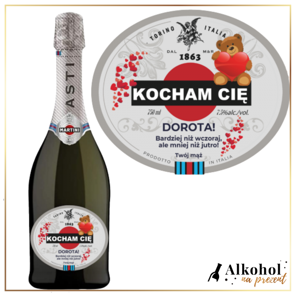 MIŁOSNE MARTINI ASTI- PREZENT NA WALENTYNKI