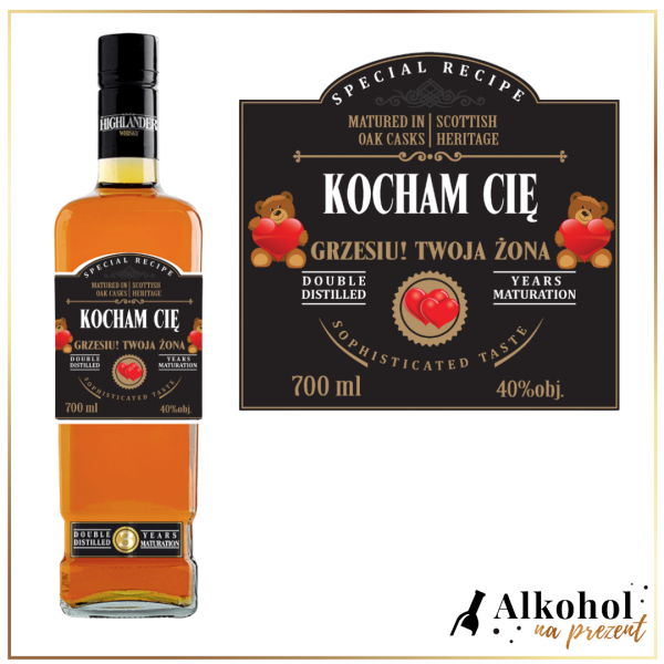 MIŁOSNY HIGHLANDER- WHSKY NA PREZENT