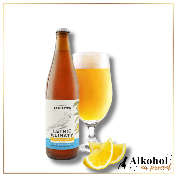 PIWO BEZALKOHOLOWE LETNIE KLIMATY BROWAR ZA MIASTEM 0.5L