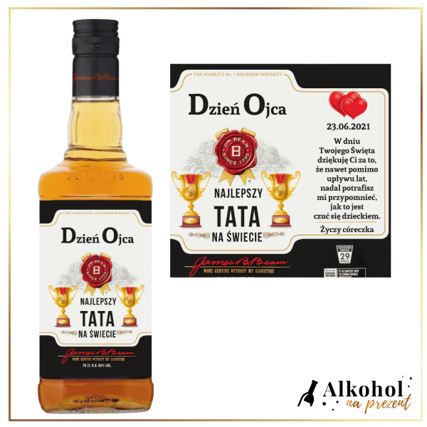 DZIEŃ OJCA JIM BEAM WHITE-PREZENT DLA TATY NA DZIEŃ OJCA
