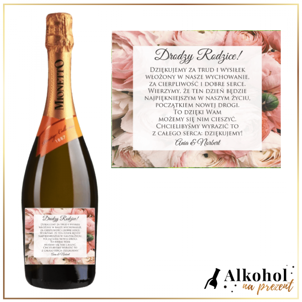 PODZIĘKOWANIA PIWONIE MIONETTO D.O.C. TREVISO