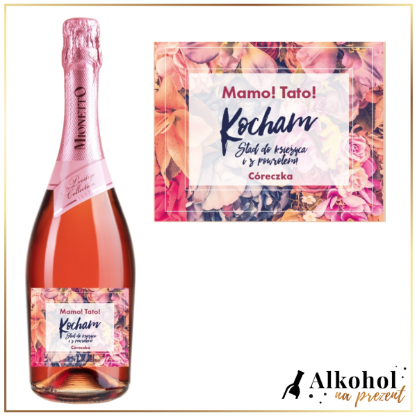 KOCHAM STĄD DO KSIĘŻYCA PROSECCO MIONETTO ROSÉ