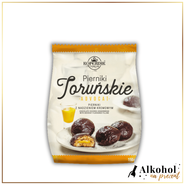 PIERNIKI W CZEKOLADZIE DESEROWEJ Z NADZIENIEM ADVOCAT 150G