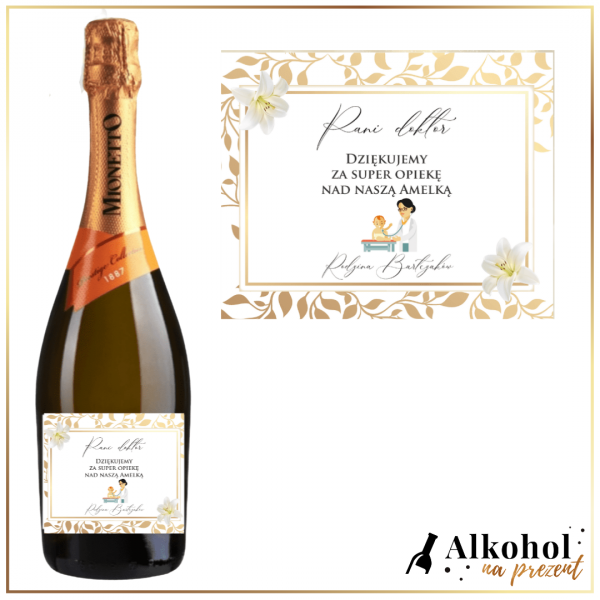 DZIĘKUJEMY ZA OPIEKĘ MIONETTO D.O.C. TREVISO-PODZIĘKOWANIA DLA LEKARZA