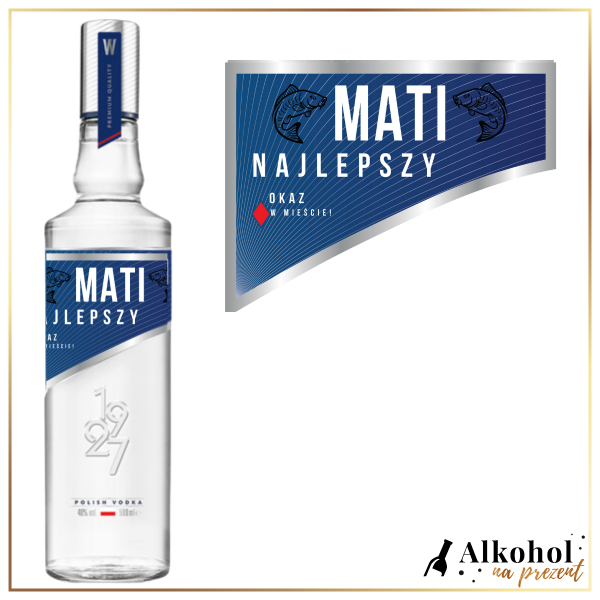 WĘDKARZ WÓDKA WYBOROWA - PREZENT DLA WĘDKARZA