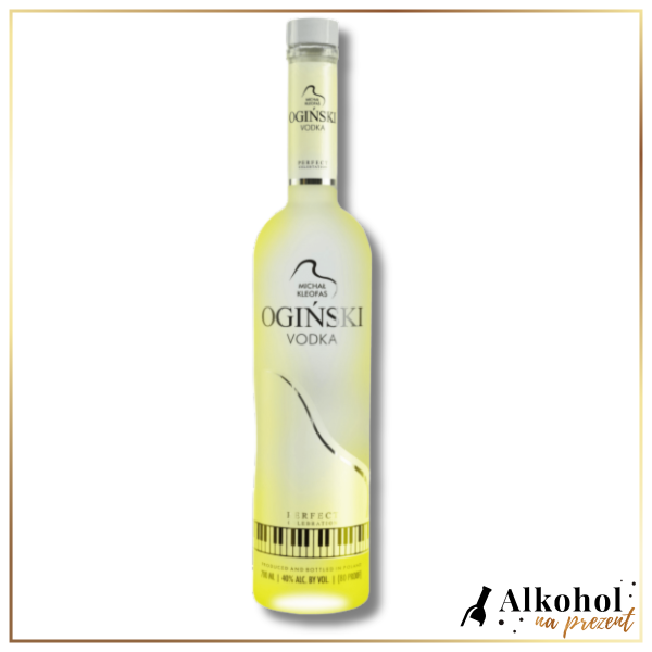 WÓDKA OGIŃSKI BIAŁY WEDDING EDITION W PODŚWIETLANEJ BUTELCE - LUKSUSOWY PODARUNEK