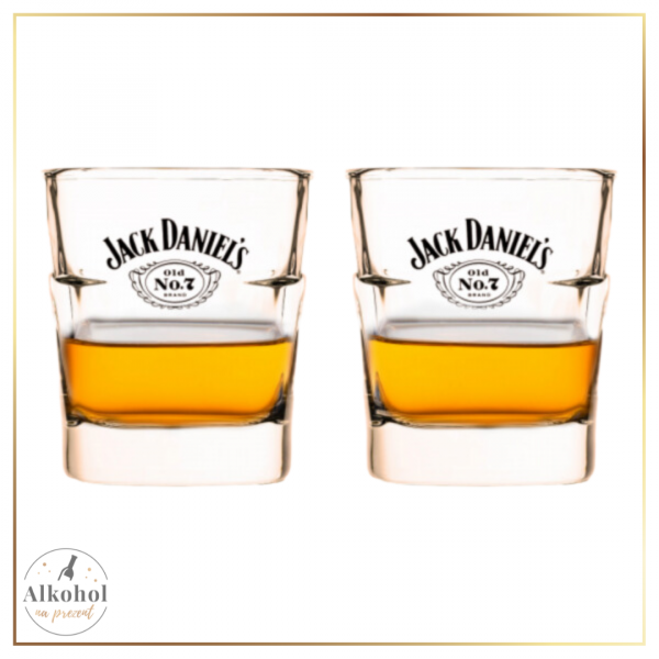 LUKSUSOWE SZKLANKI JACK DANIEL'S (2 SZT.)