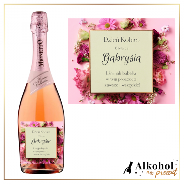 DZIEŃ KOBIET PROSECCO MIONETTO ROSE - PREZENT NA DZIEŃ KOBIET